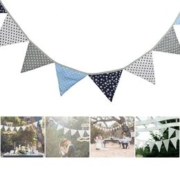 12 flags 3.2m dot printing pendant flag pendant wedding decoration banner 241025