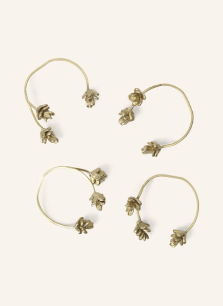 Ferm LIVING 4er-Set Serviettenringe FOREST