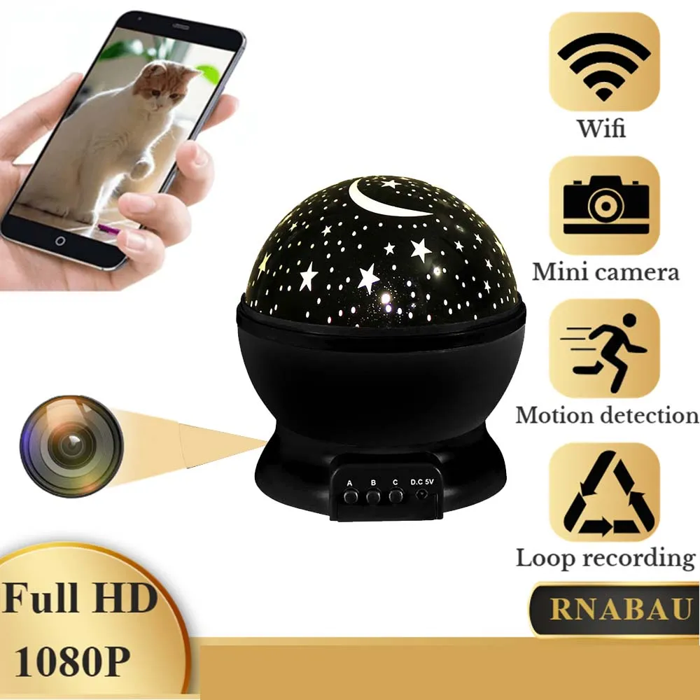Rotating Smart Home Mini-Camera with WIFI(starting from $33.75)