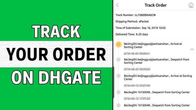 How To Find Tracking Number On DHgate | How To Track Order DHgate - Quick  Tutorial - YouTube